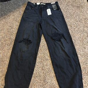 Levi's Black Dad Jeans